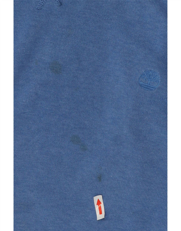 Мужской джемпер с вырезом лодочкой Timberland 2XL, синий хлопок