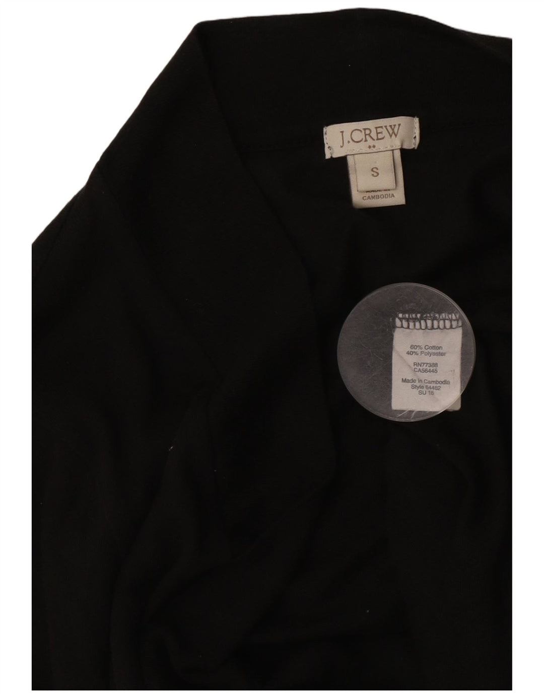 Женский открытый кардиган J. Crew, маленький черный хлопковый свитер UK 10