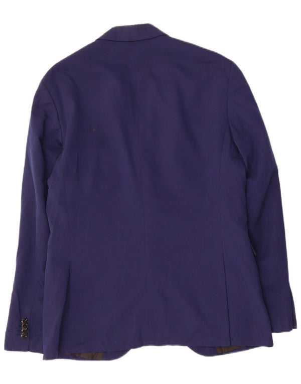 Мужской супертонкий пиджак Jack & Jones с 2 пуговицами IT 52 XL темно-синий