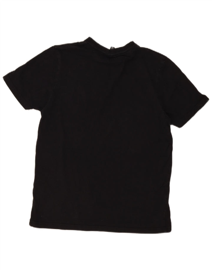 Мужская футболка Ellesse Slim Fit, большой черный хлопковый топ