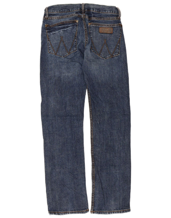 Женские узкие прямые джинсы Wrangler W28 L30 в стиле ретро, синие