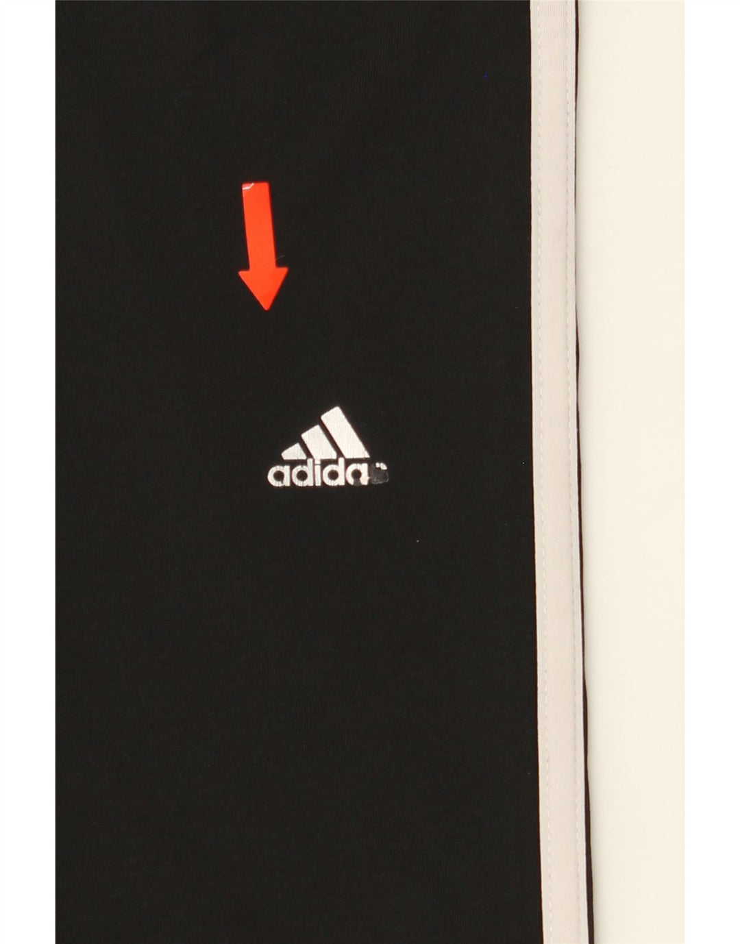 ADIDAS Womens Leggings UK 20/22 XL  Black Polyester Vintage Adidas and Second-Hand Adidas from Messina Hembry 