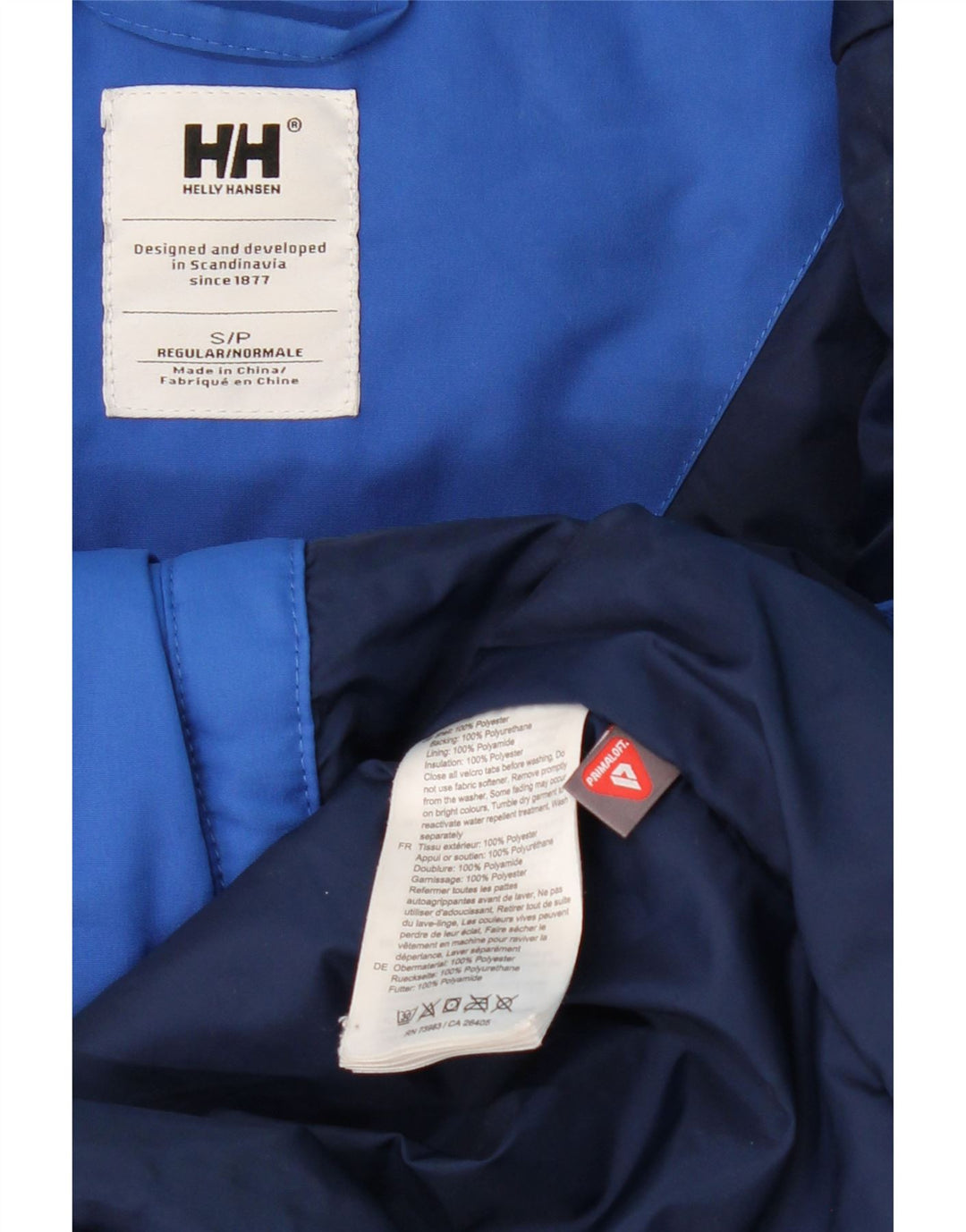HELLY HANSEN Мужская ветровка стандартного кроя с капюшоном UK 36, маленькая синяя