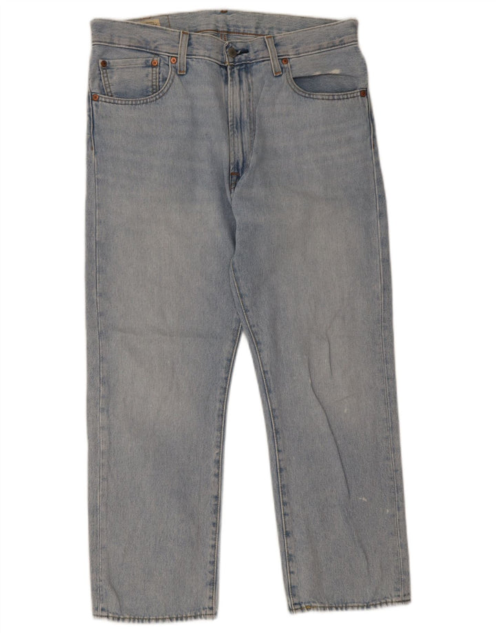 Мужские прямые джинсы Levi's 551 W32 L28 синие, хлопок