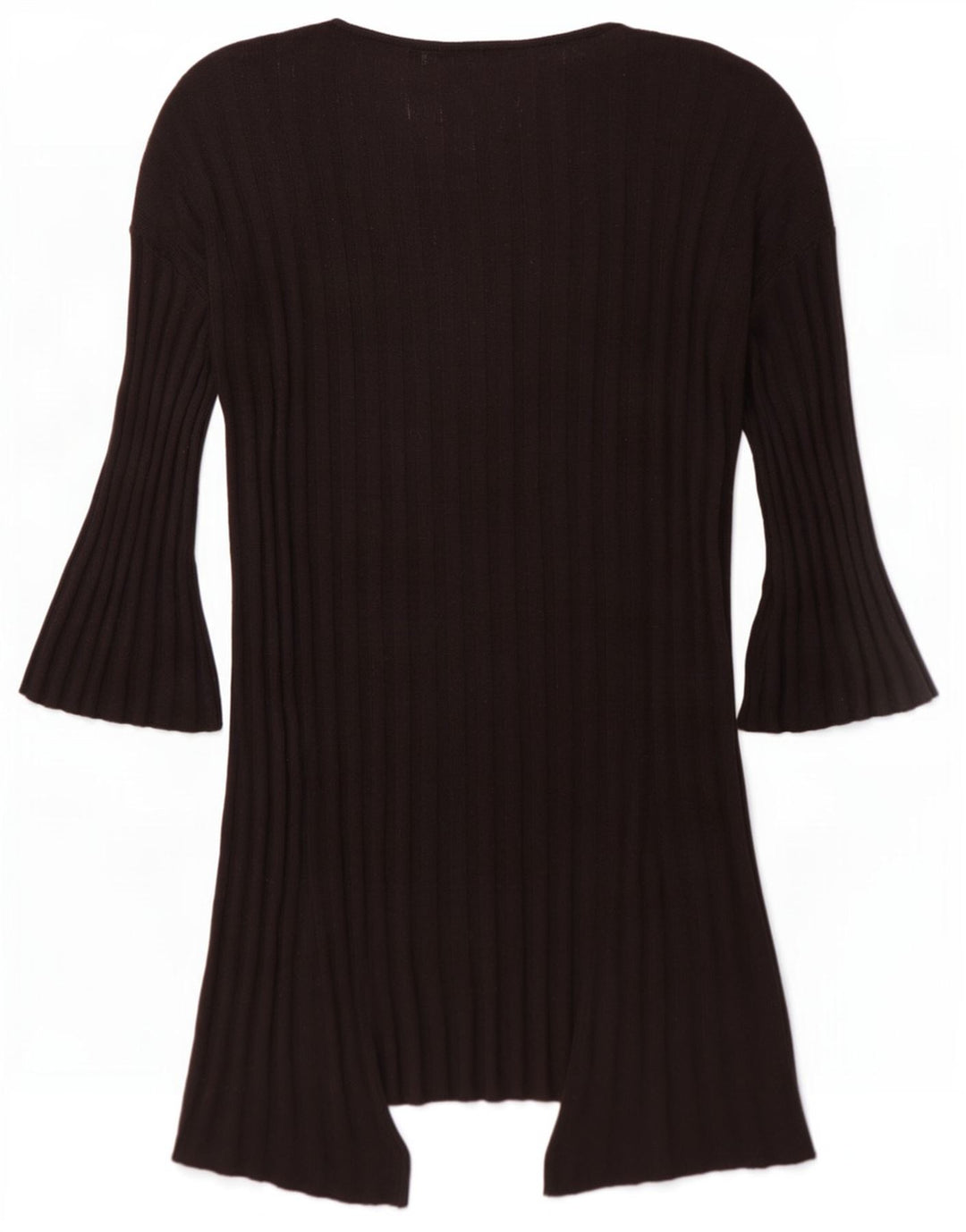 Женский длинный длинный открытый кардиган Topshop UK 10, маленький черный