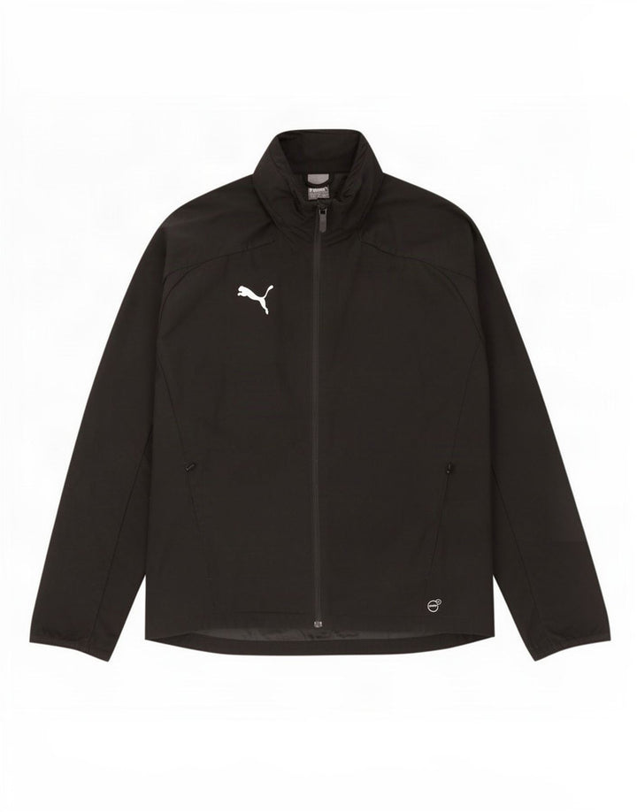 Мужская дождевик с капюшоном Puma UK 38, средний черный нейлон