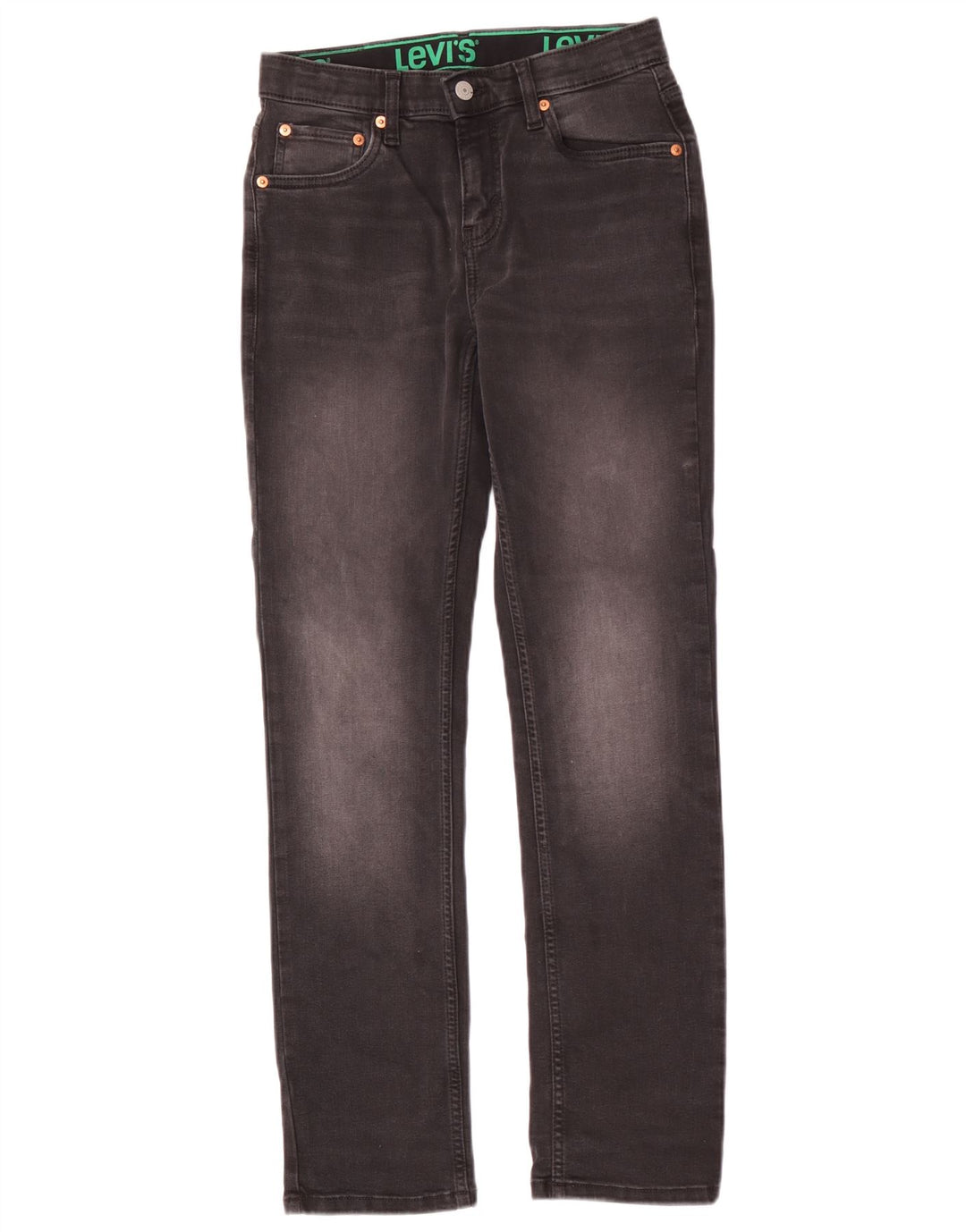 Джинсы Levi's Slim для мальчиков 13-14 лет W26 L30 Черные