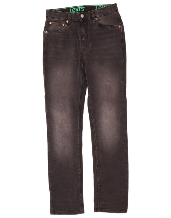 Джинсы Levi's Slim для мальчиков 13-14 лет W26 L30 Черные