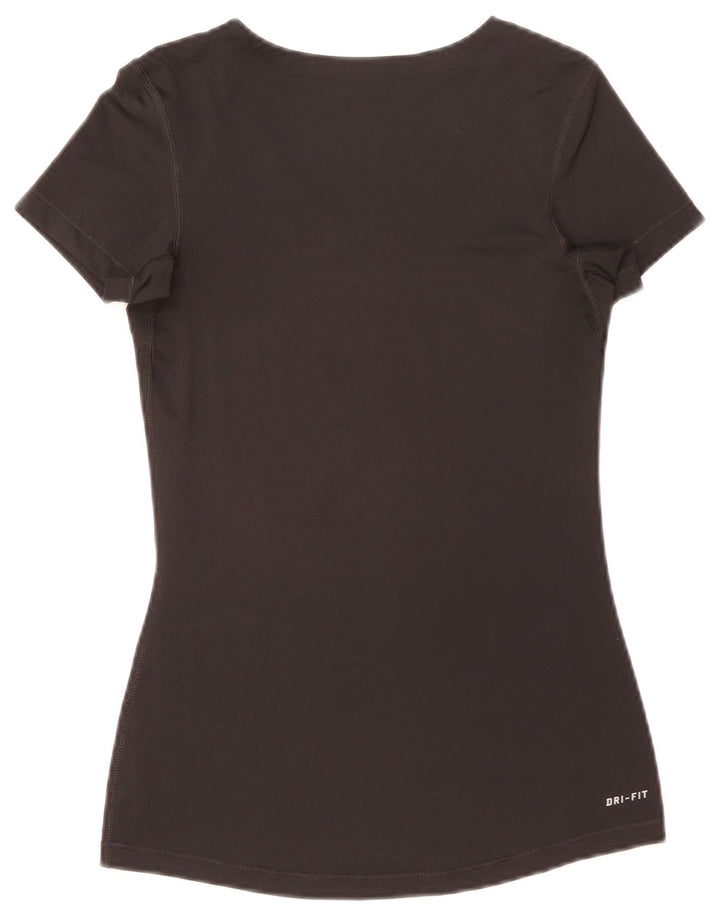 Женская футболка Nike Dri Fit Top UK 8, маленькая черная