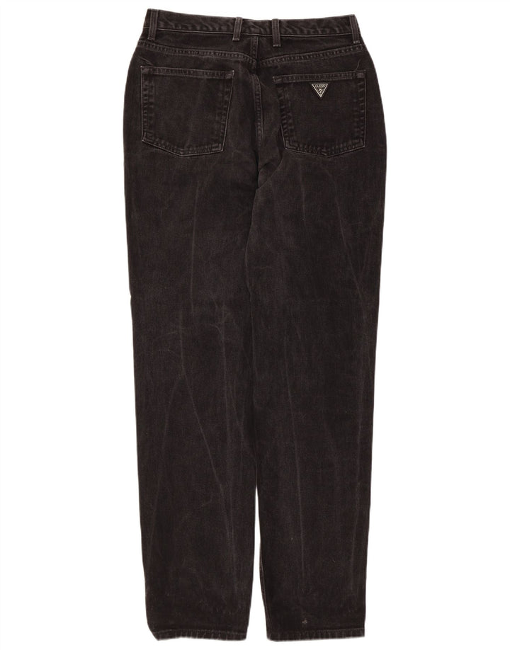 Guess Womens Tapered Jeans  W31 L30 Black Cotton