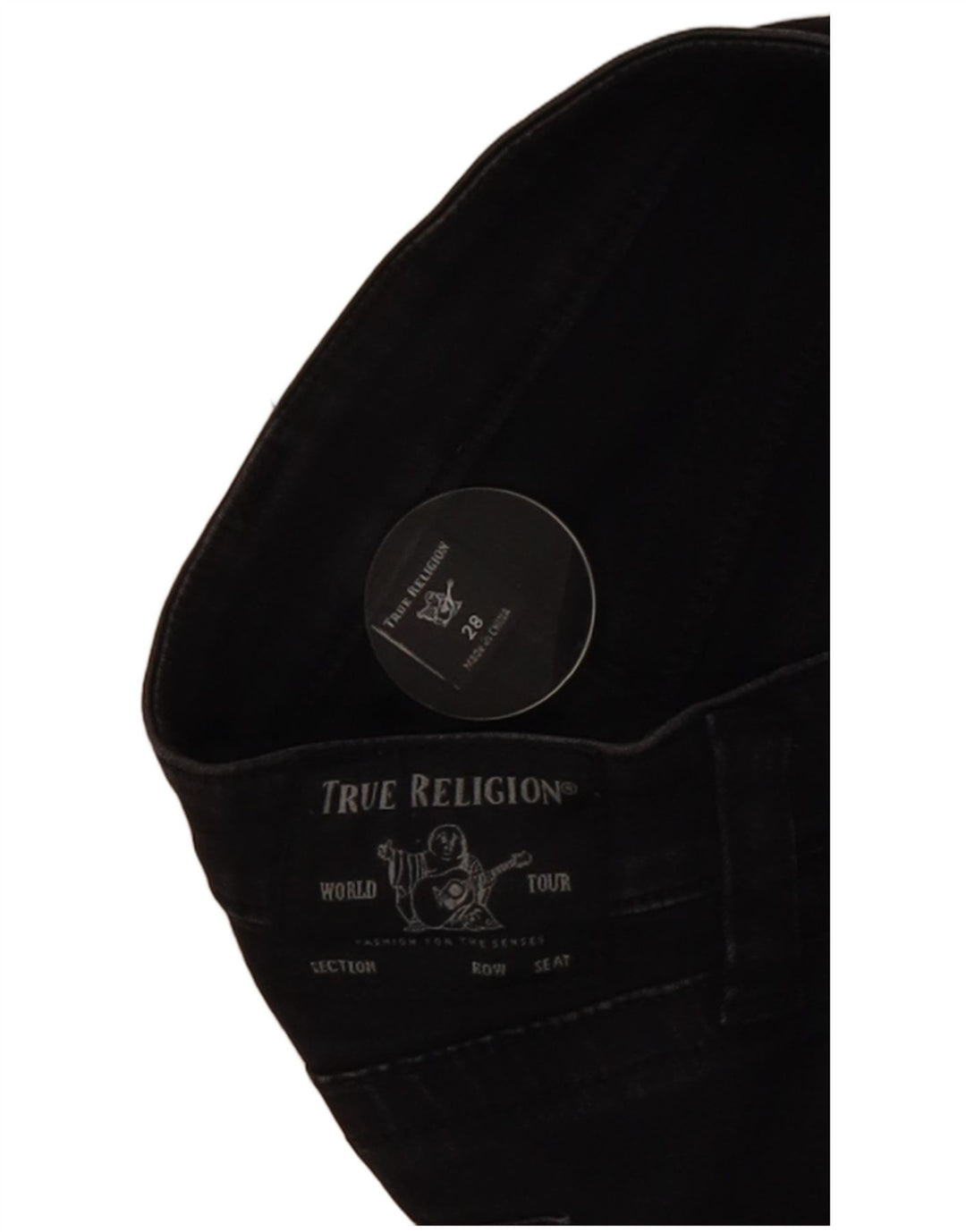 Женские джинсы скинни True Religion W28 L28 черные