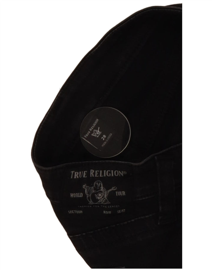 Женские джинсы скинни True Religion W28 L28 черные