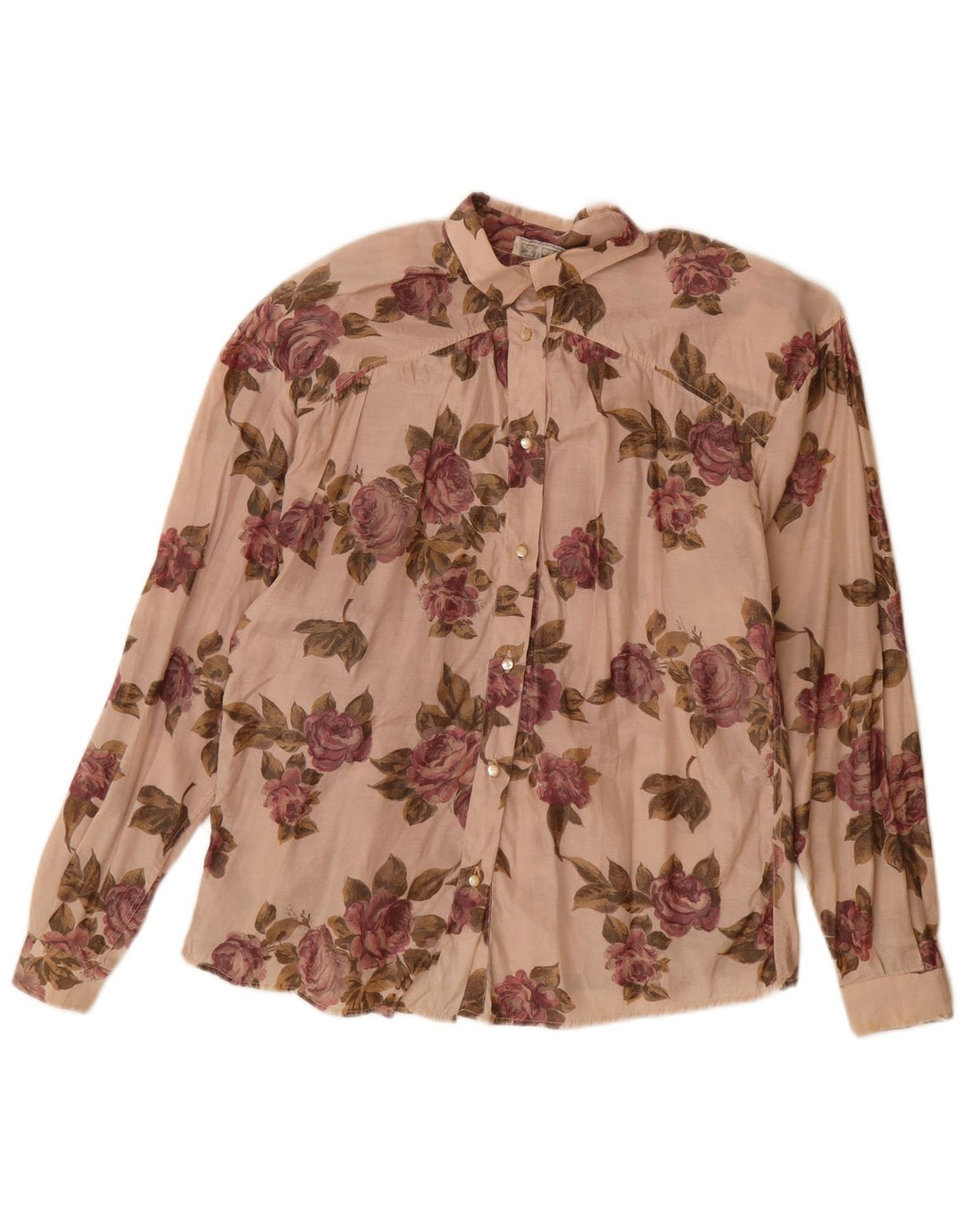 Рубашка женская Rudi Valenti IT 44 Medium Beige Floral
