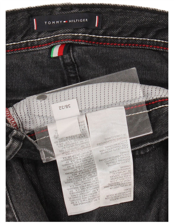 Мужские прямые джинсы Tommy Hilfiger W38 L32 Серые, хлопок