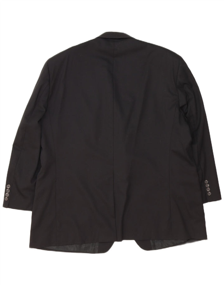 CHAPS Mens 2 Button Blazer Jacket UK 42 XL Black Wool