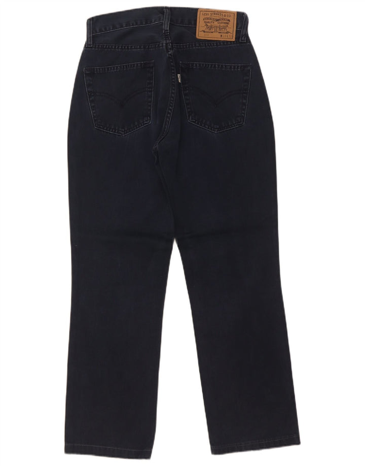 Женские прямые джинсы Levi's 595 W28 L27 темно-синие, хлопок