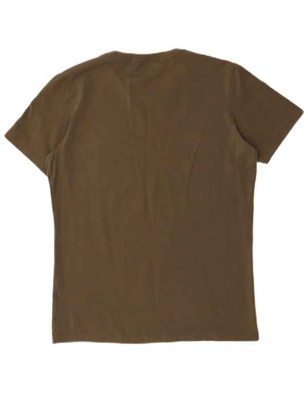 Мужская футболка Calvin Klein Jeans Top XL Хаки Хлопок