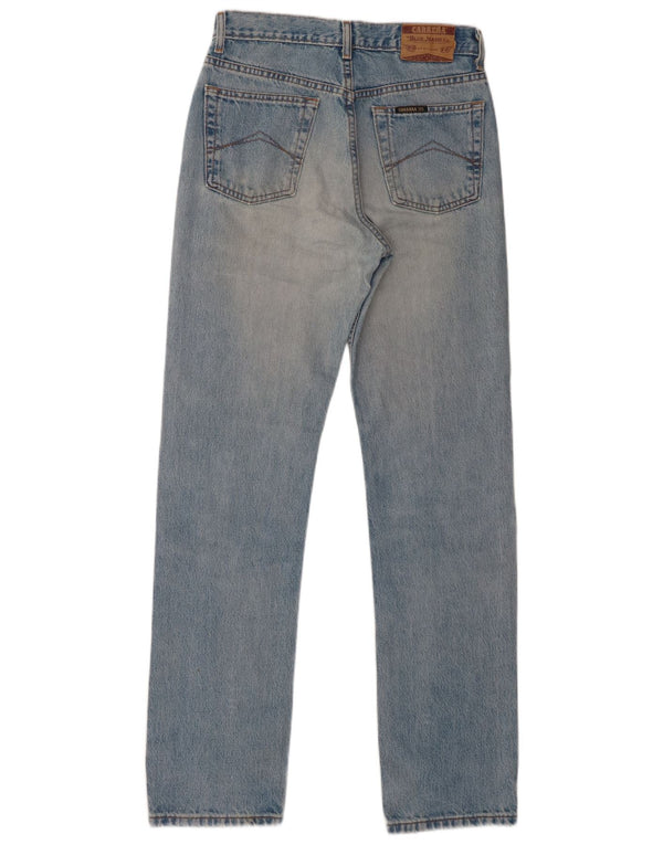 Мужские потертые узкие джинсы Carrera W31 L33, синий хлопок