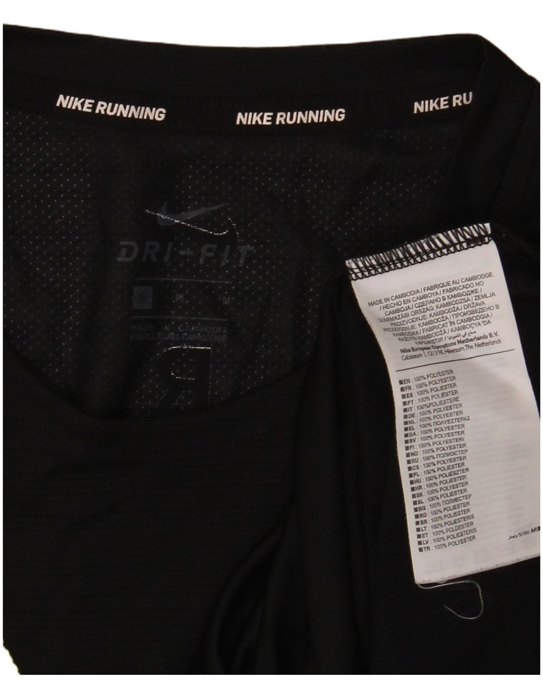 Женская футболка NIKE Dri Fit с графическим рисунком, средний черный полиэстер