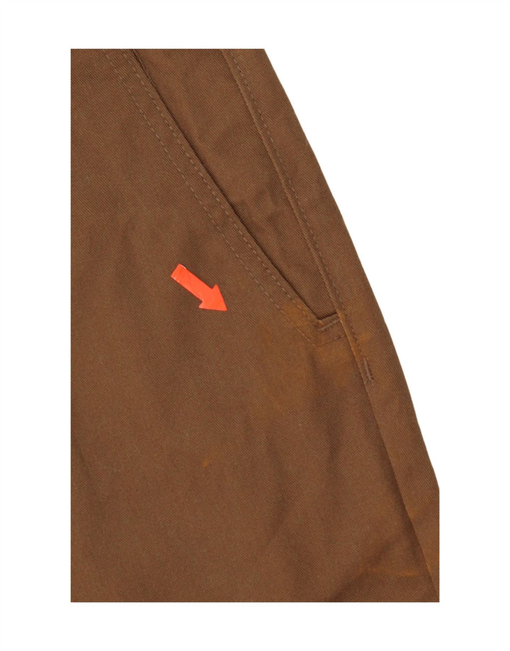 Женские прямые брюки чинос Volcom W32 L31, коричневые, хлопковые