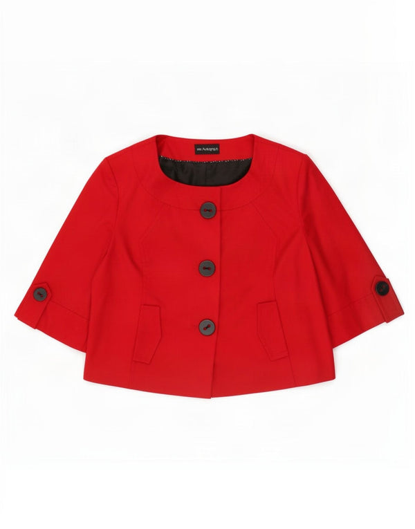 Женское болеро с короткими рукавами Marks & Spencer UK 22 3XL, красный