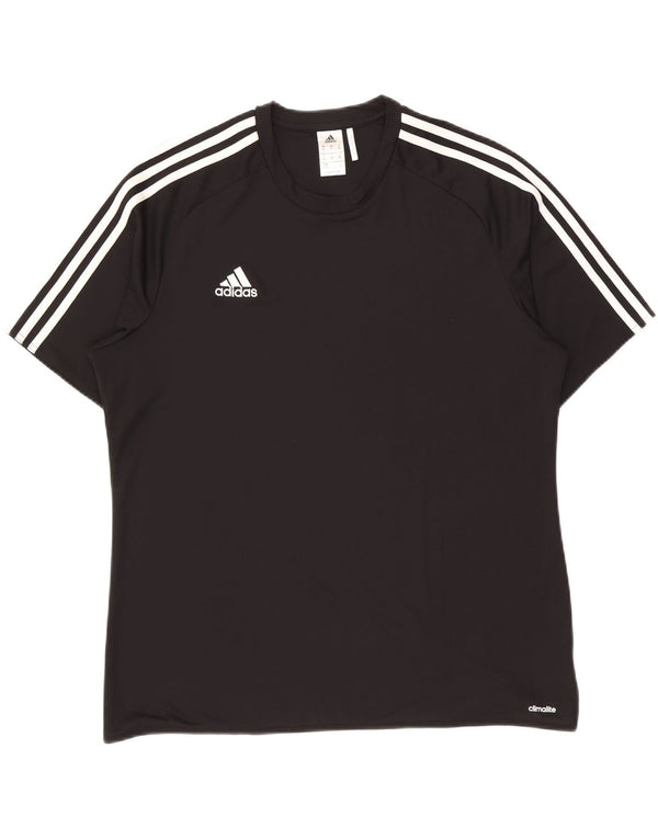 Мужская футболка Adidas Climalite Top XL, черный полиэстер