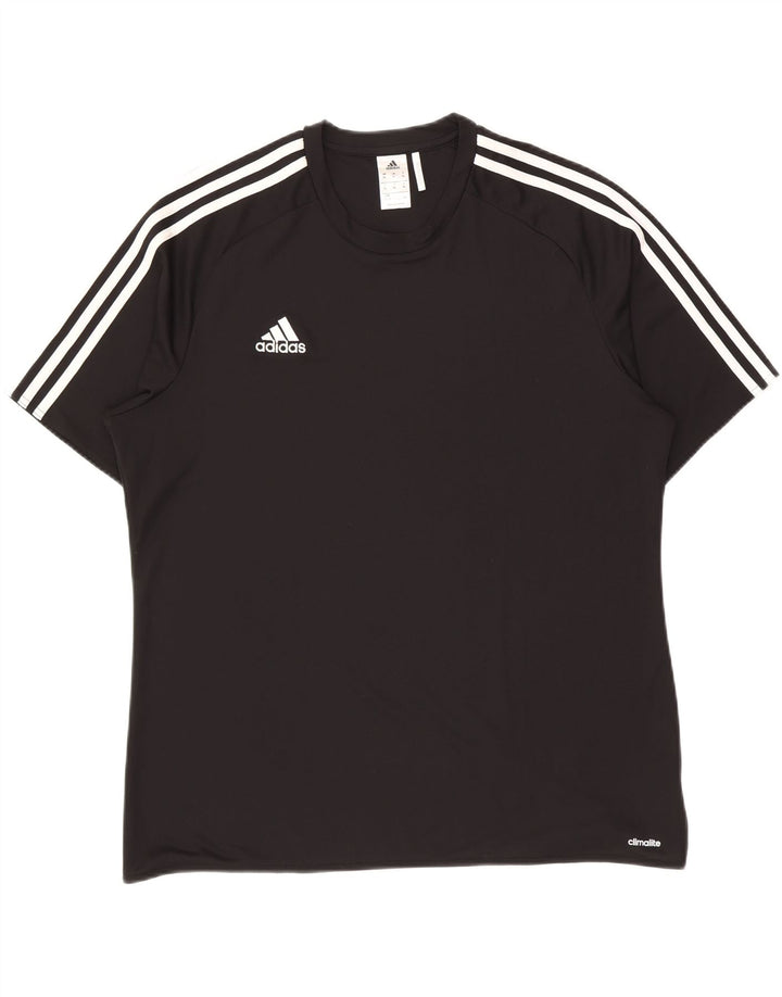 Мужская футболка Adidas Climalite Top XL, черный полиэстер