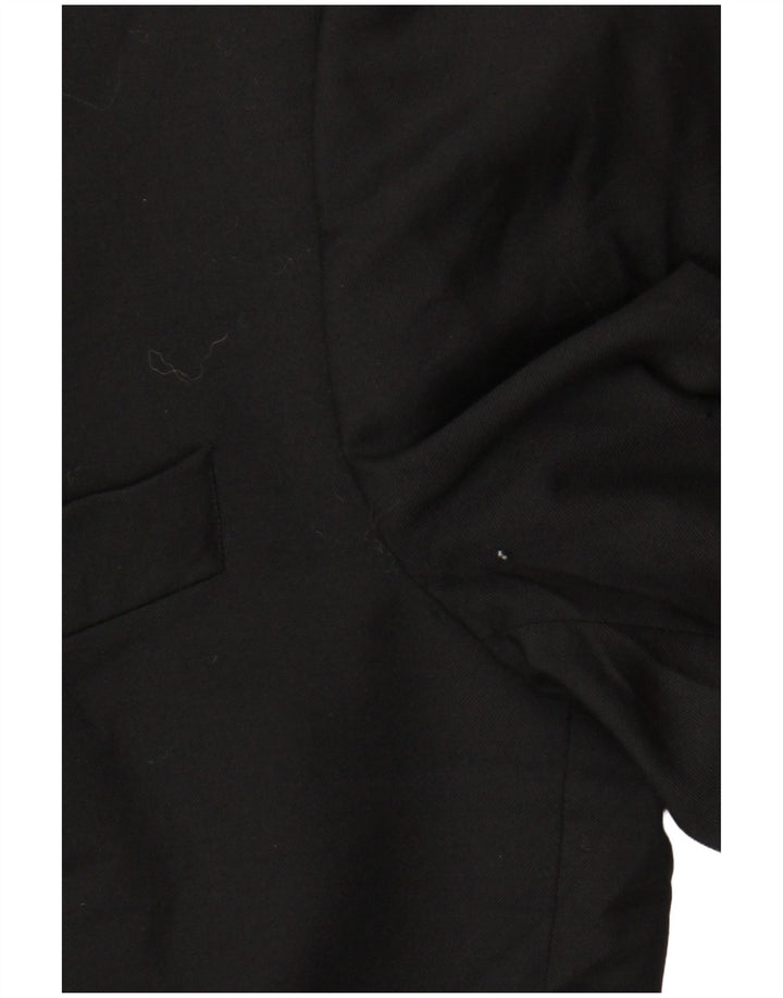 Мужской пиджак на 1 пуговице Hugo Boss IT 52 XL, черная шерсть