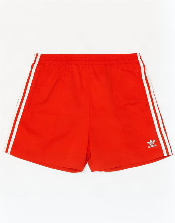 Женские спортивные шорты Adidas UK 16/18, большой красный полиэстер