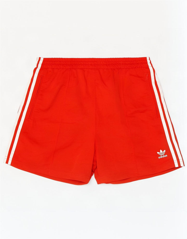 Женские спортивные шорты Adidas UK 16/18, большой красный полиэстер