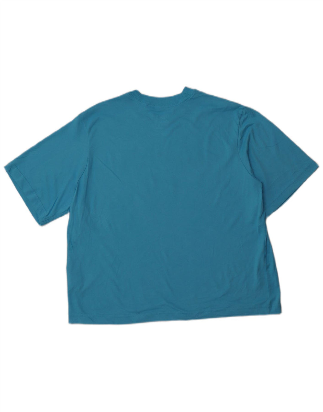 Женская футболка свободного кроя NIKE с рисунком, топ UK 14, средний синий цвет, хлопок