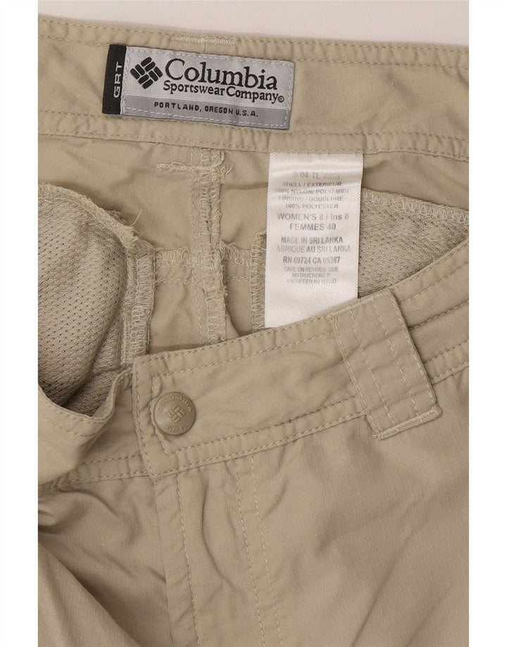 Женские шорты-карго Columbia US 8 Medium W30 Бежевый нейлон