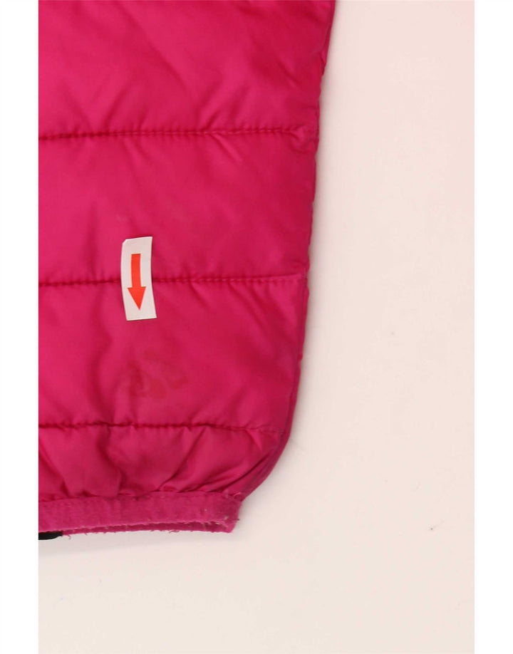 Утепленная куртка с капюшоном Ellesse для девочек 12-13 лет, розовый полиэстер