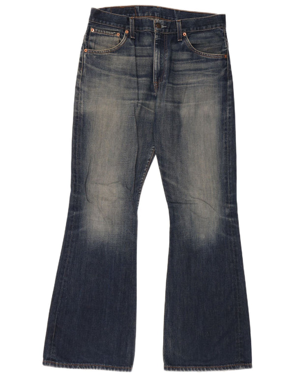 Женские расклешенные джинсы Levi's 516 W32 L32, синий хлопок