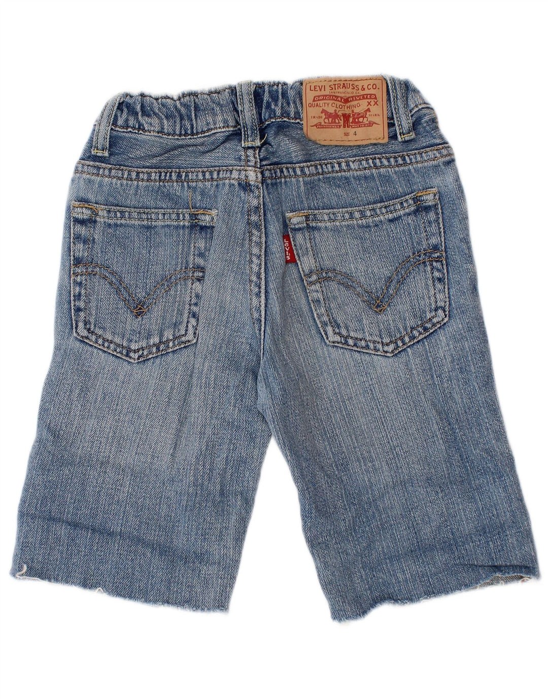 Джинсовые шорты Levi's для мальчиков 3-4 лет W22, синие, хлопок