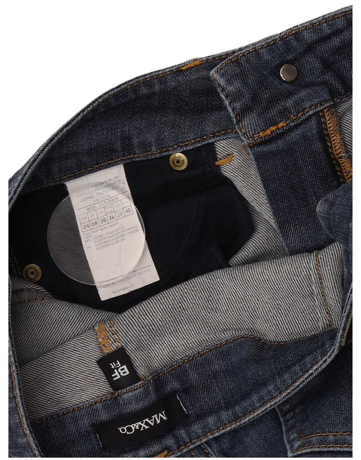 Женские джинсы Bootcut Max & Co. UK 8, маленькие W28 L29, синие, хлопок