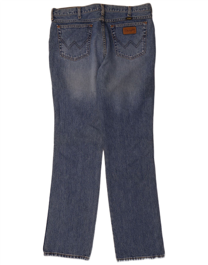 Мужские прямые джинсы Wrangler W38 L36, синие, хлопок