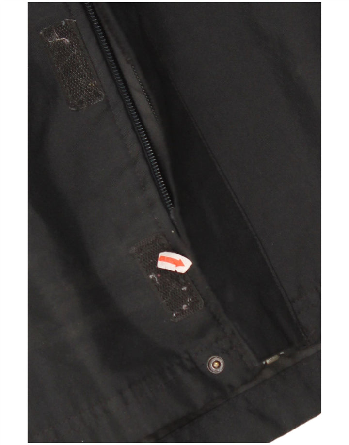 Дождевик с капюшоном NIKE для мальчиков 12–13 лет, большая черная полиэстер с цветными блоками