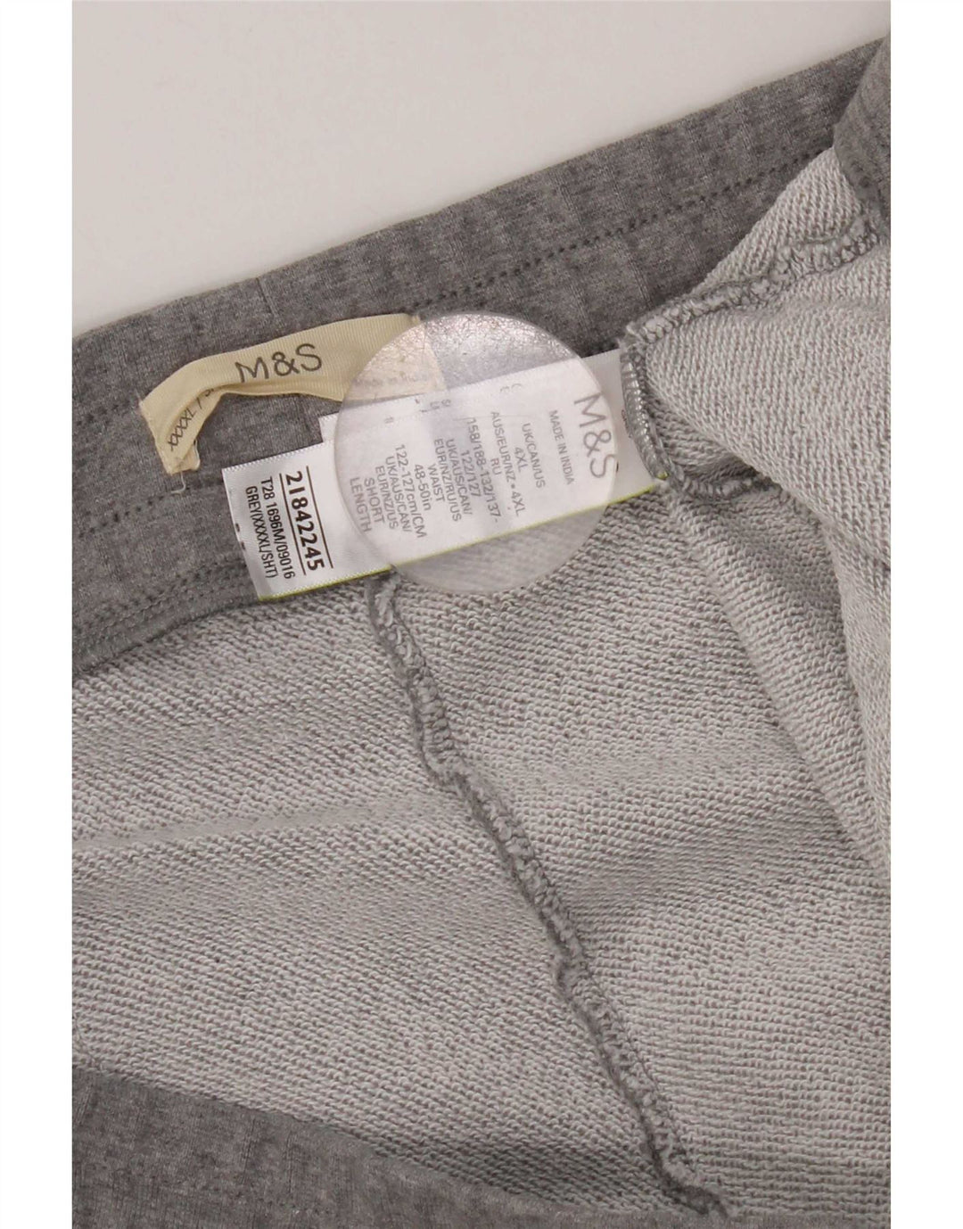 Мужские спортивные брюки Marks & Spencer 4XL серые, хлопок