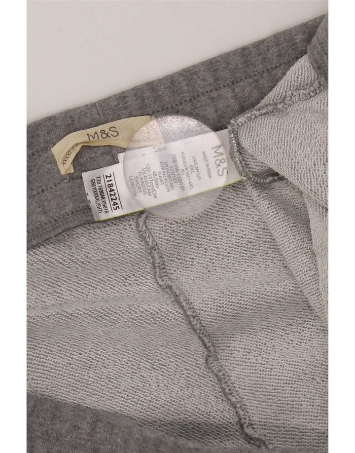 Мужские спортивные брюки Marks & Spencer 4XL серые, хлопок