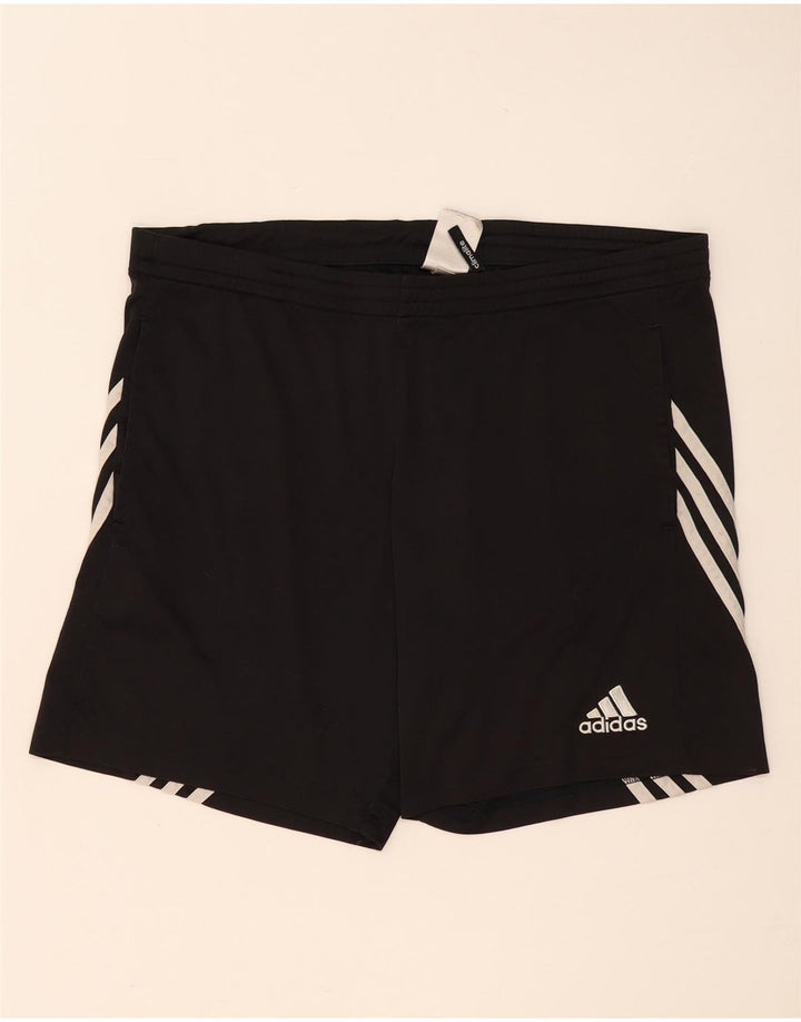 Мужские спортивные шорты Adidas Climalite, большие черные