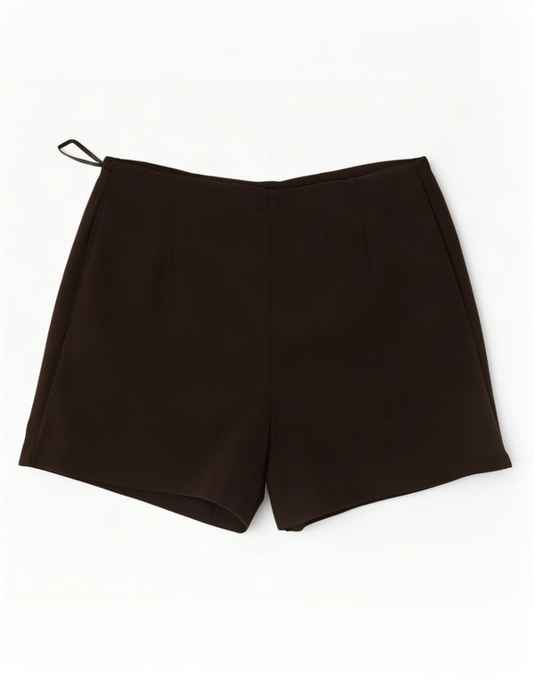 Женские повседневные шорты с высокой талией Zara Medium W28 Коричневые