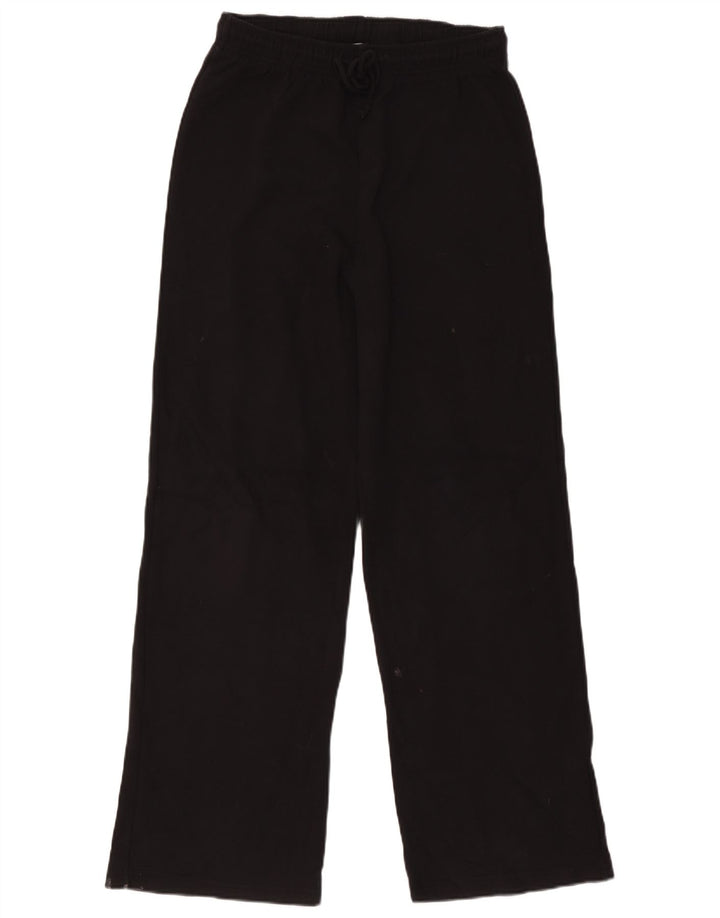 Женские спортивные брюки Zara UK 12, средний черный хлопок, черный
