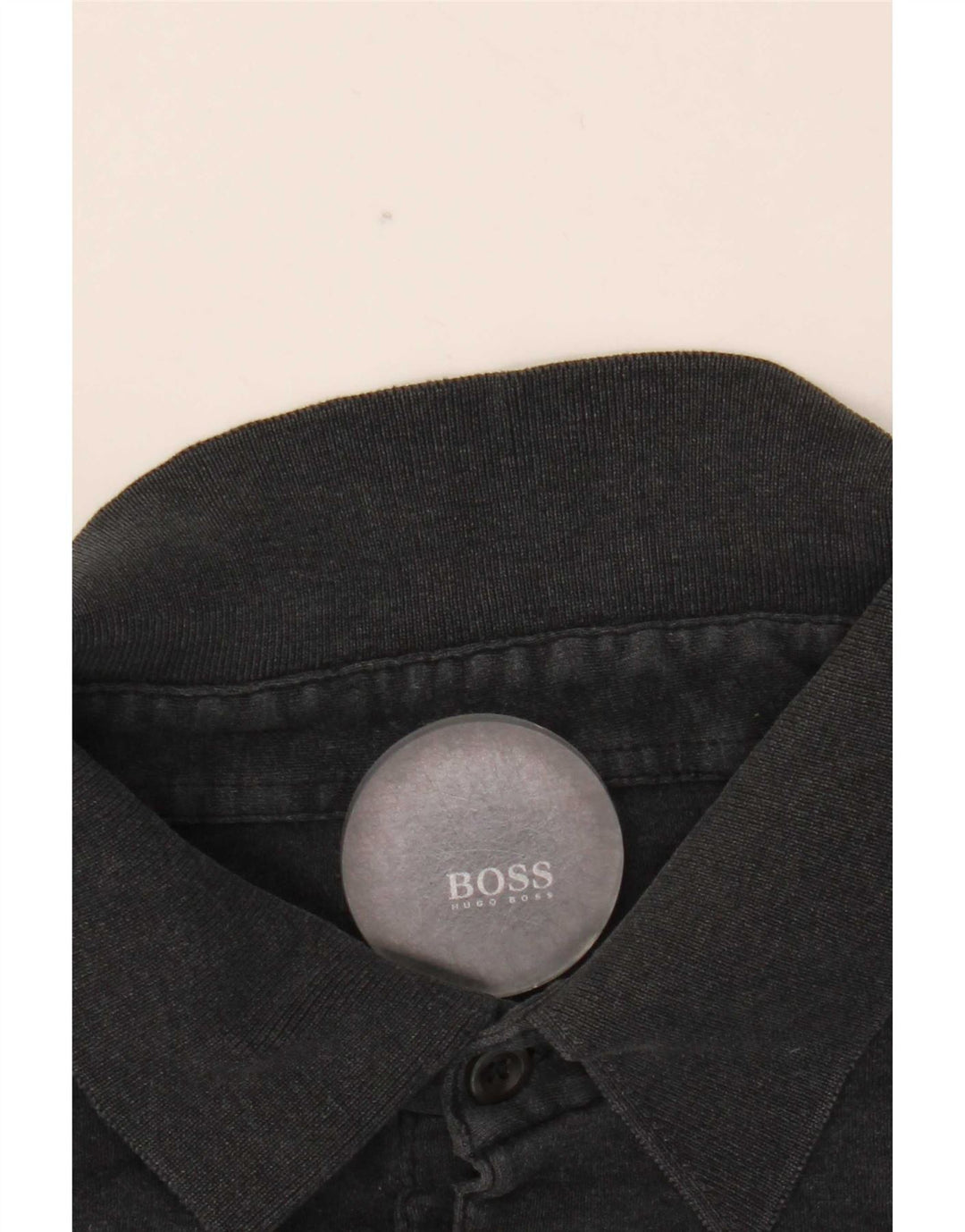 Мужская рубашка поло с длинным рукавом Hugo Boss 2XL серая