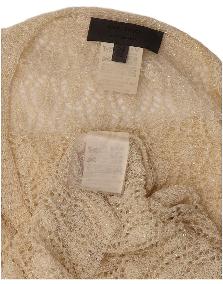 Женский прозрачный кардиган Les Copains IT 42 Medium Off White