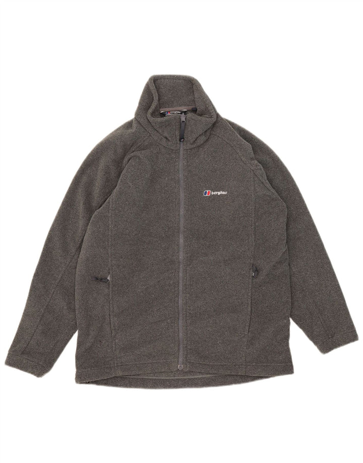 Мужская флисовая куртка с подкладкой Berghaus UK 36, маленький серый полиэстер