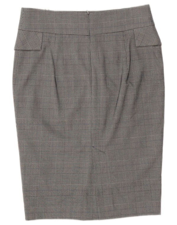 Женская юбка-карандаш миди Zara Medium W30 Серая клетка