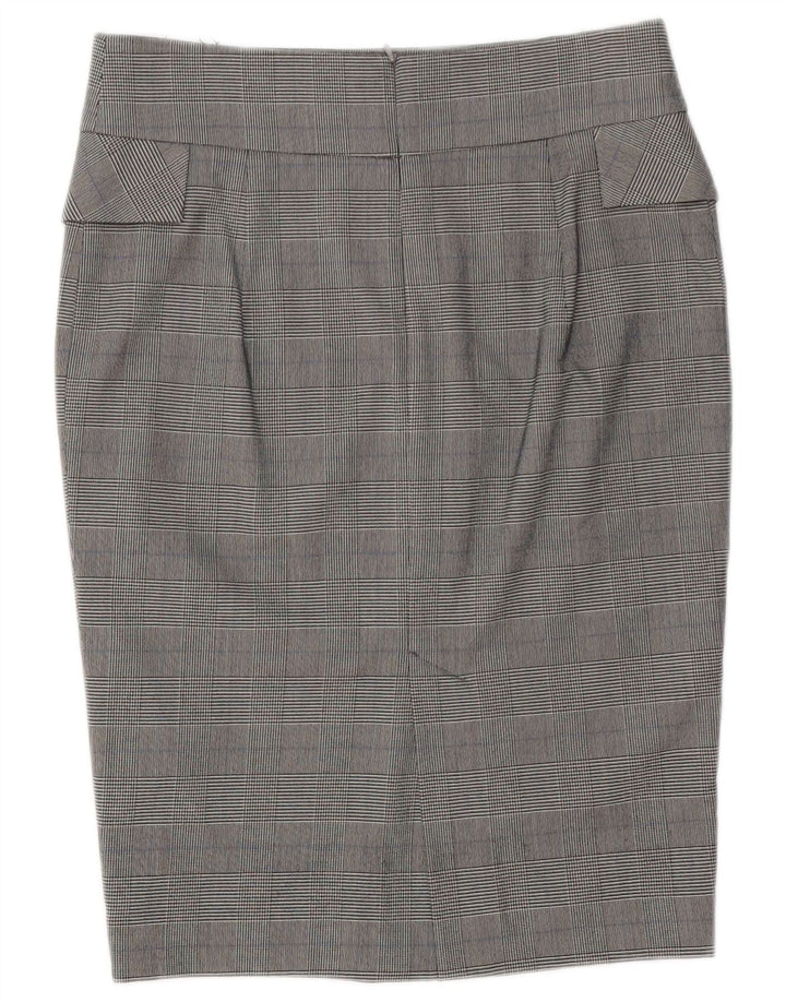 Женская юбка-карандаш миди Zara Medium W30 Серая клетка