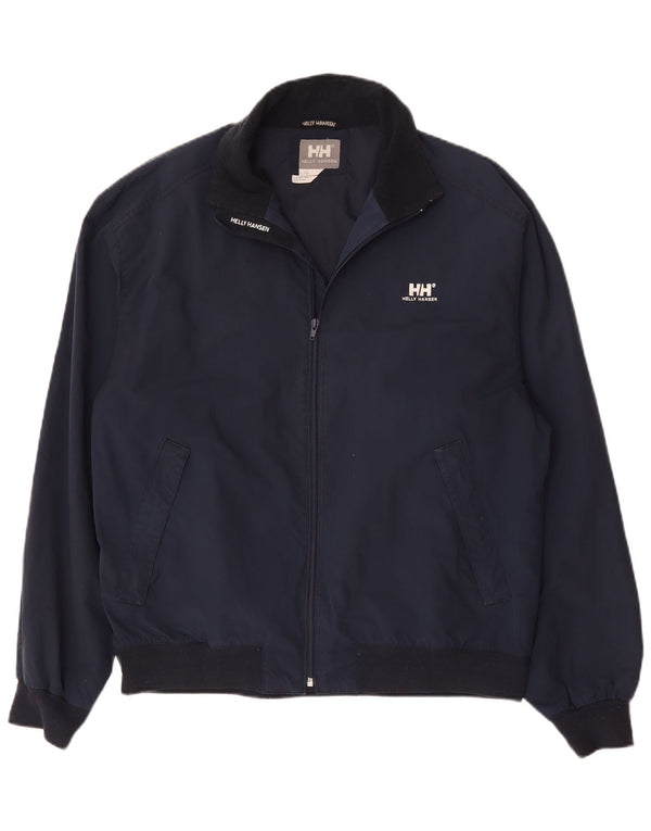 Мужская куртка-бомбер Helly Hansen UK 40, большая темно-синяя, нейлон