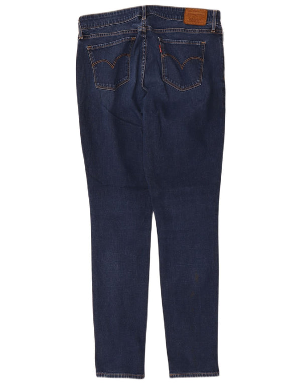 Женские джинсы скинни Levi's 711 W30 L29 синие, хлопок